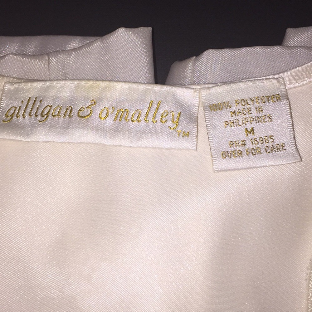 💝NWOT Gilligan & O’Malley 2 pc Ivory Gown/Kimono - Picture 8 of 8